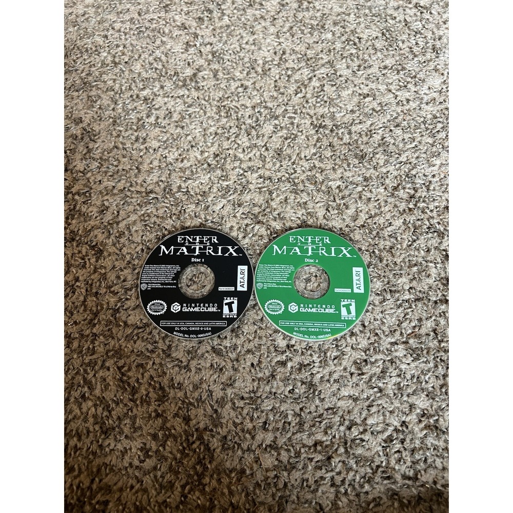 Enter the Matrix - Nintendo Gamecube Authentic Tested‎ Game  Works GC Discs Only
